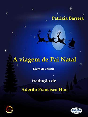 Livro PDF A viagem de Pai Natal : Livro para pintar