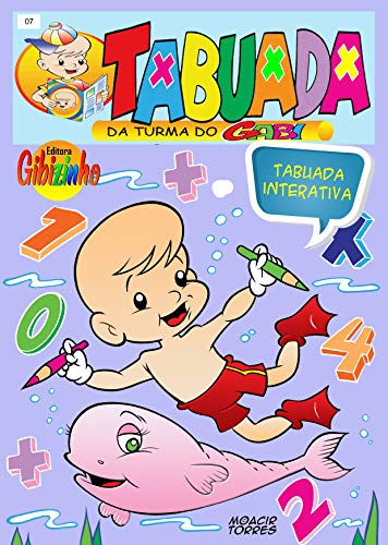 Livro PDF Tabuada – Turma do Gabi 07: Aprenda Brincando