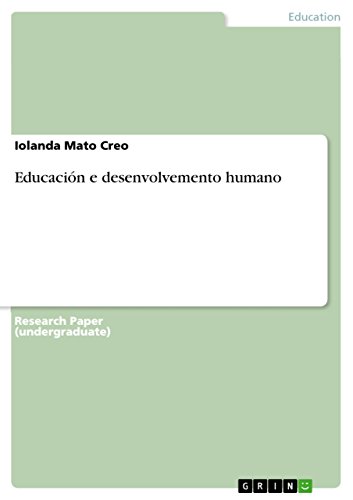 Livro PDF: Educación e desenvolvemento humano