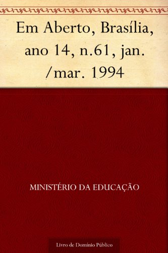 Livro PDF: Em Aberto Brasília ano 14 n.61 jan.-mar. 1994