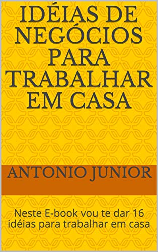 Livro PDF Idéias de Negócios para trabalhar em casa: Neste E-book vou te dar 16 idéias para trabalhar em casa