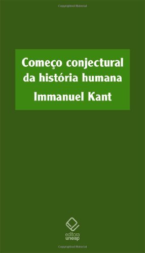 Livro PDF: Começo conjectural da história humana
