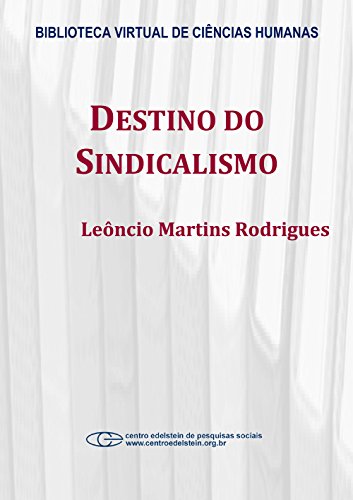 Livro PDF Destino do sindicalismo