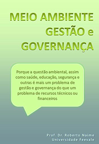 Livro PDF Meio Ambiente, Gestão e Governança