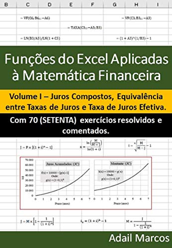 Capa do livro: Funções do Excel Aplicadas à Matemática Financeira: Juros Compostos, Equivalência entre Taxas de Juros e Taxa de Juros Efetiva - Ler Online pdf
