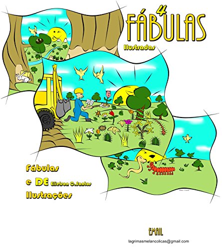 Livro PDF 4 Fábulas Ilustradas de E.C.S: fábulas, ilustradas