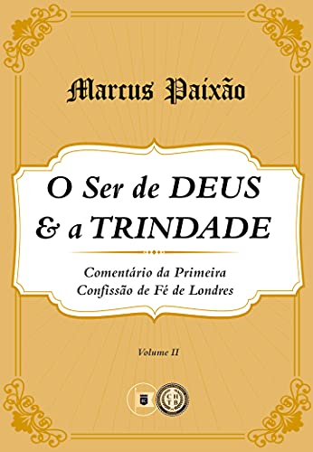 Livro PDF Comentário 1CFL: O Ser de Deus e a Trindade