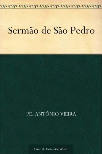 Capa do livro: Sermão de São Pedro - Ler Online pdf