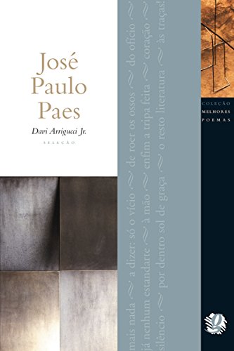 Livro PDF Melhores poemas José Paulo Paes