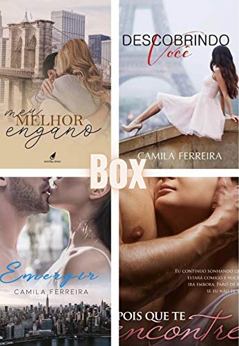 Livro PDF: Camila Ferreira – BOX Romance : Os mais aclamados romances completos em um único ebook: Depois que te encontrei; Descobrindo Você; Meu Melhor Engano; Emergir.