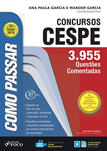 Capa do livro: Como passar em concursos CESPE: 3.955 questões comentadas - Ler Online pdf