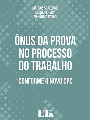 Livro PDF Ônus da Prova no Processo do Trabalho