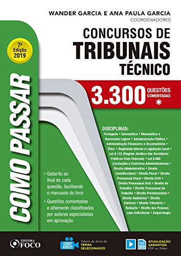 Capa do livro: Como passar em concursos de tribunais técnico: Nível médio - Ler Online pdf