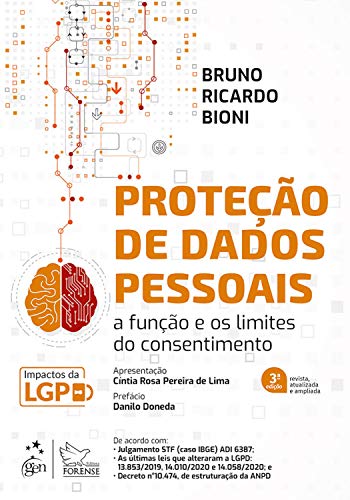 Capa do livro: Proteção de Dados Pessoais: A Função e os Limites do Consentimento - Ler Online pdf