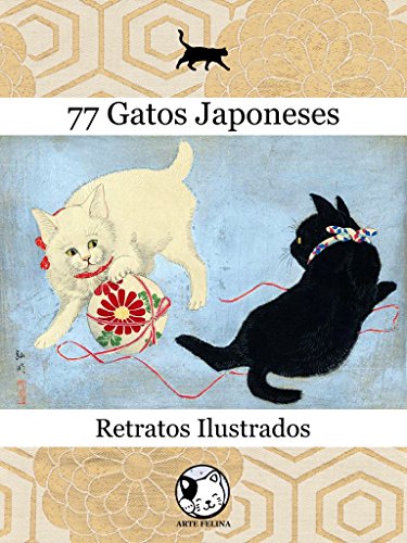 Livro PDF 77 Gatos Japoneses: Retratos Ilustrados