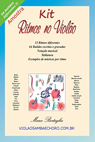 Livro PDF Kit Ritmos no Violão: Aprenda 33 Ritmos e 64 Batidas no Violão